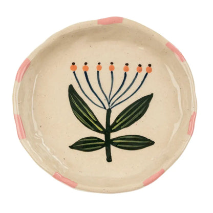 Flora Pottery Mini Dish - Medium / Poppy