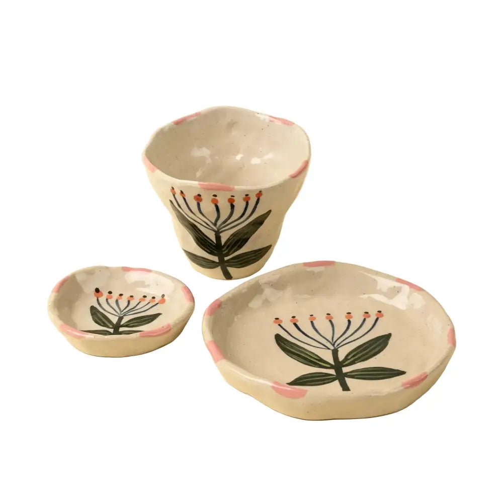 Flora Pottery Mini Dish - Small / Lotus