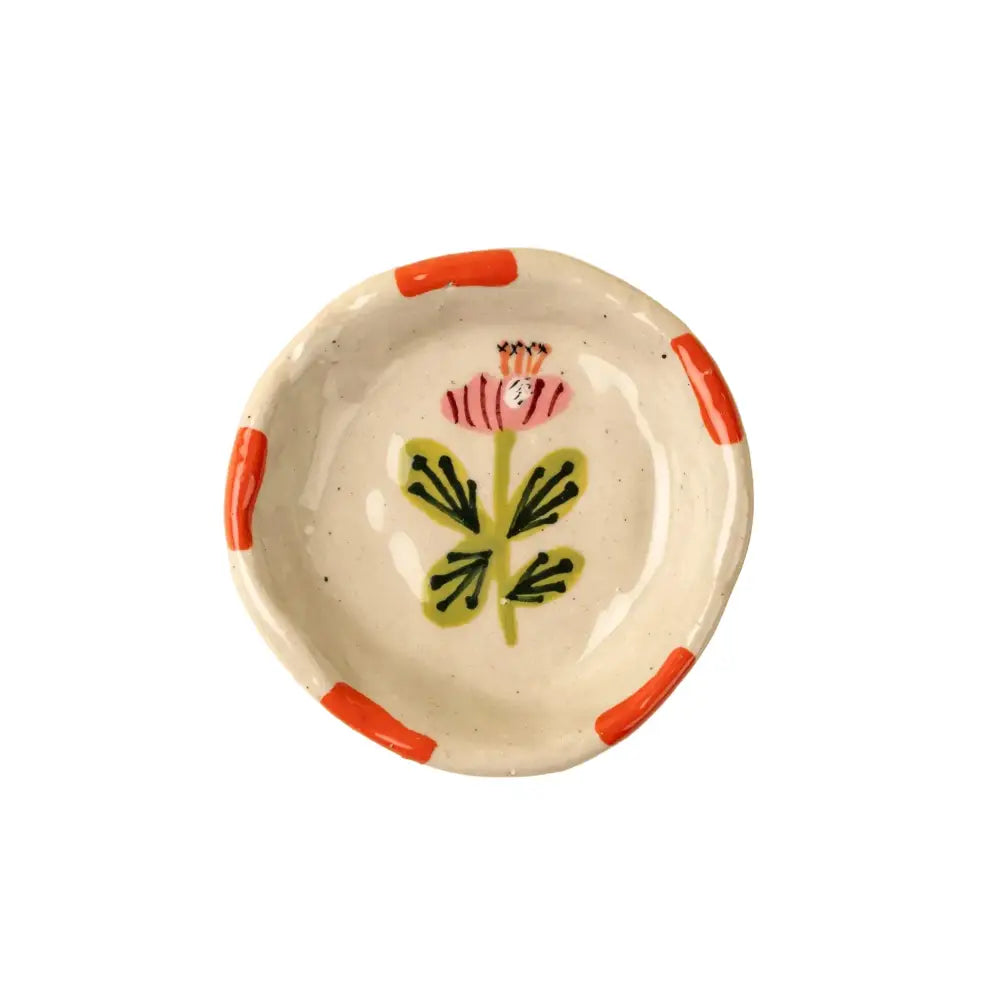 Flora Pottery Mini Dish - Medium / Lotus