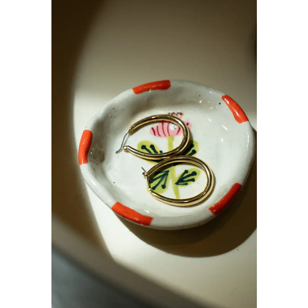 Flora Pottery Mini Dish - Medium / Lotus