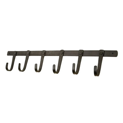 Forged Iron Wall Hook - 6 Hooks