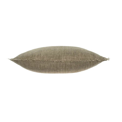 Frayed Edge Pillow Oatmeal - PABOOM