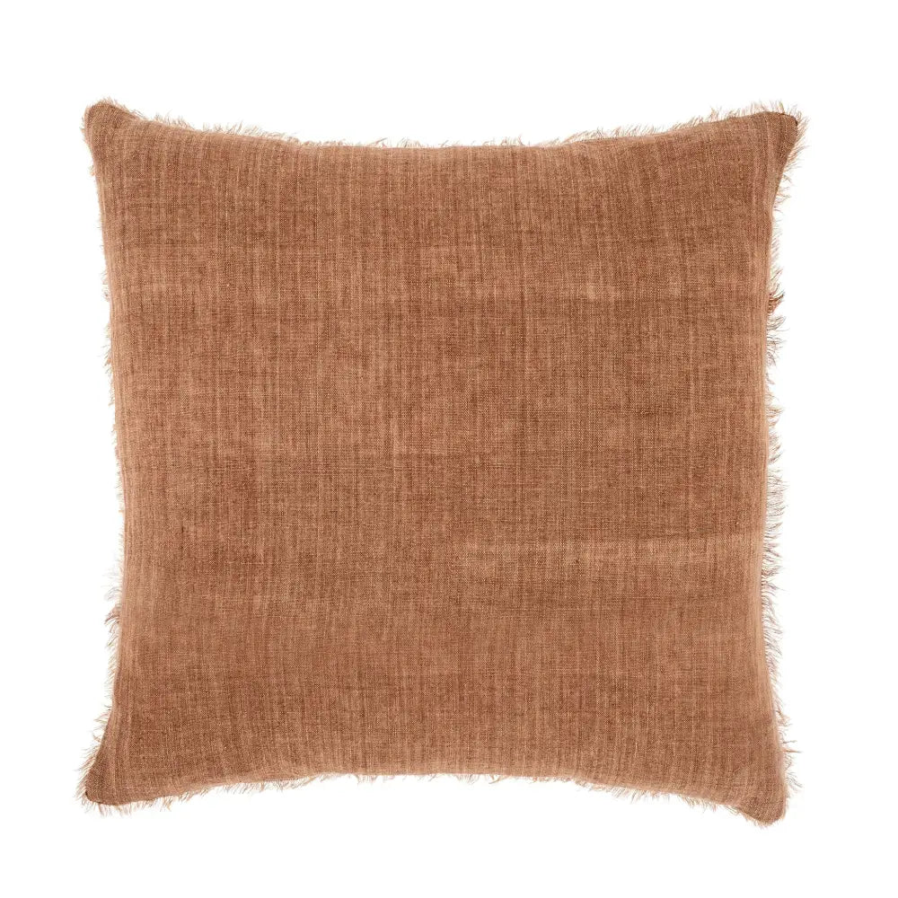 Frayed Edge Pillow Rooibos - PABOOM