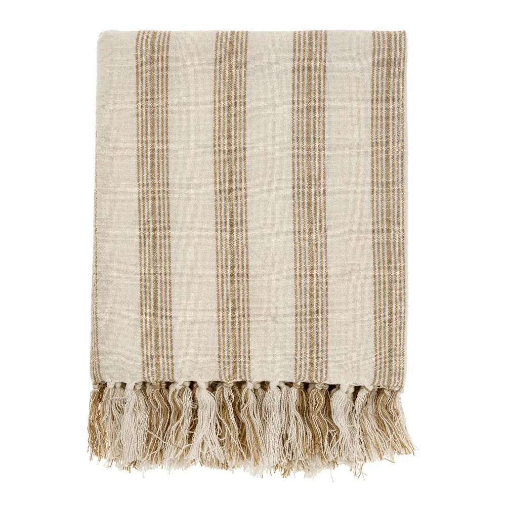 French Stripe Hammam Bath Towel - Warm Sand