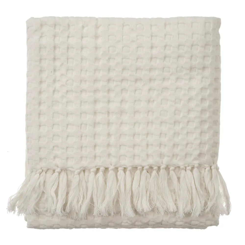 Indaba - Honeycomb Bath Towel Off White