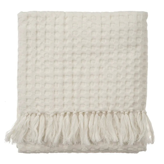 Indaba - Honeycomb Bath Towel Off White