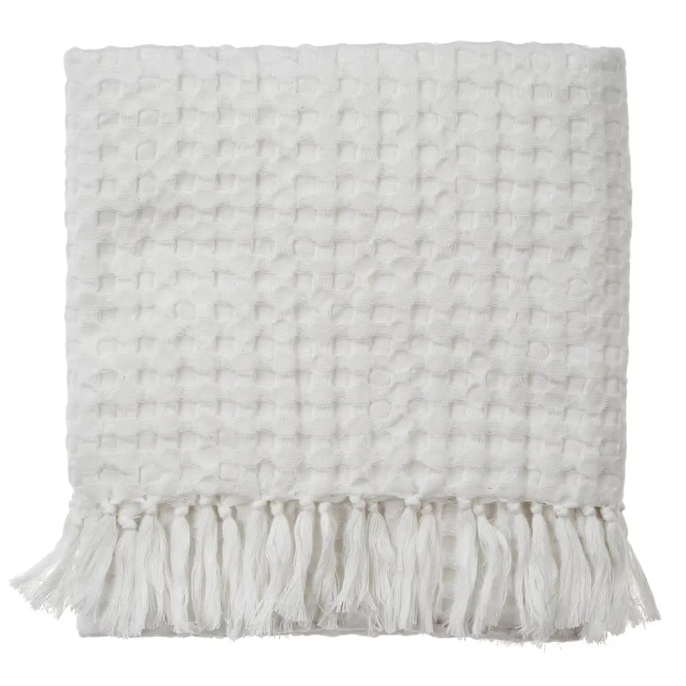 Indaba - Honeycomb Bath Towel White