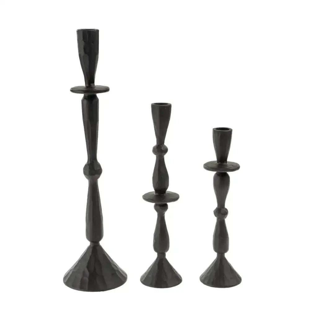 Indaba - Imani Candle Holder Large Black