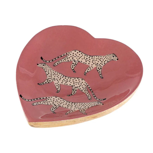Leopard Trinket Dish Pink - PABOOM