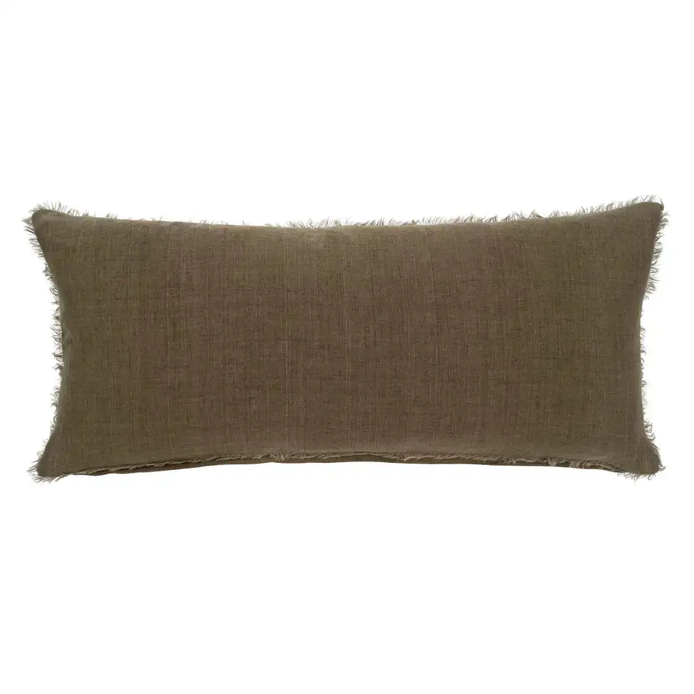 Lina Linen Cushion Long Mink - PABOOM