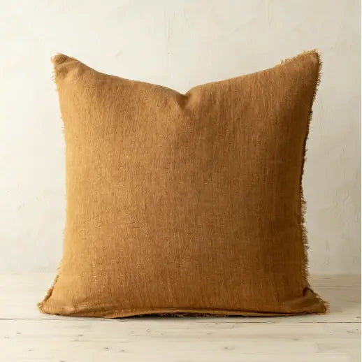 Indaba - Lina Linen Pillow 24’’ Anise