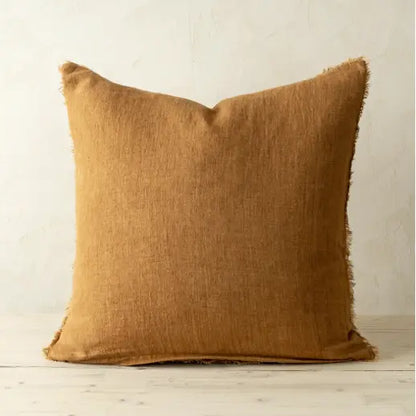 Indaba - Lina Linen Pillow 24’’ Anise