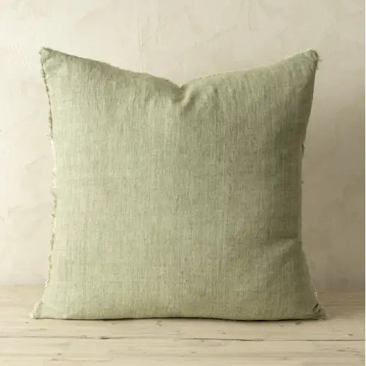 Indaba - Lina Linen Pillow 24’’ Olive