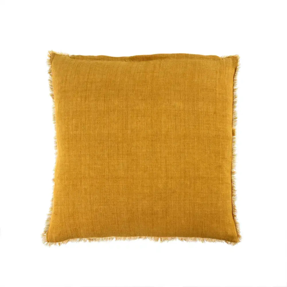 Indaba - Lina Linen Pillow 24x24 Honey