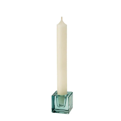 Luca Glass Candle Holder Blue - PABOOM