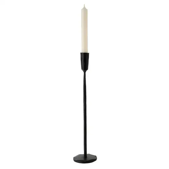 Luna Forged Candleholder Black - PABOOM
