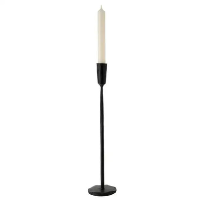 Luna Forged Candleholder Black - PABOOM