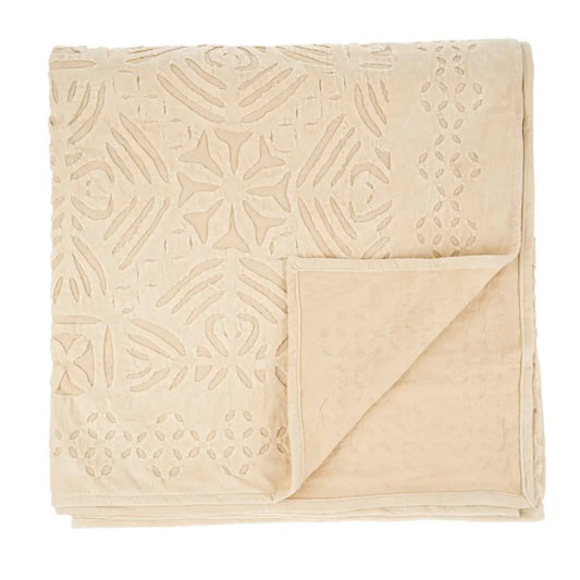 Mari Cutwork Bed Blanket - PABOOM