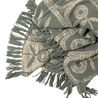 Indaba - Marigold Throw Blue
