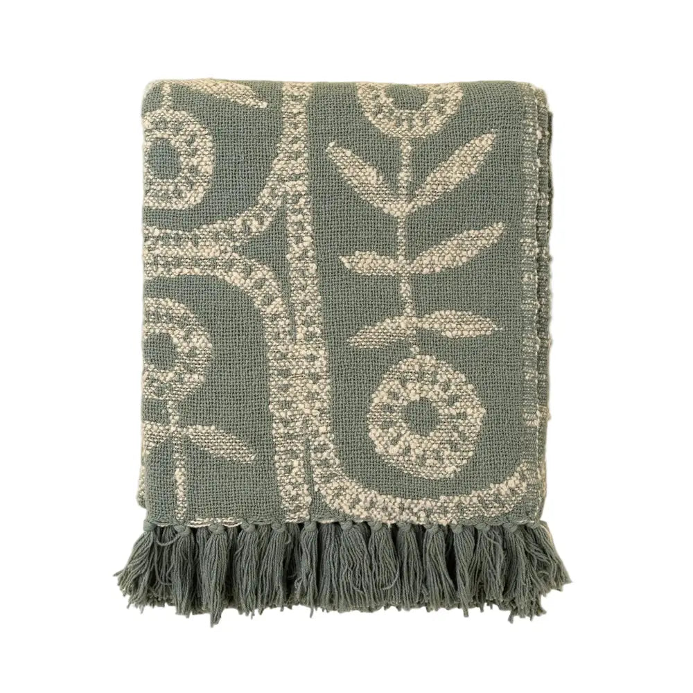 Indaba - Marigold Throw Blue