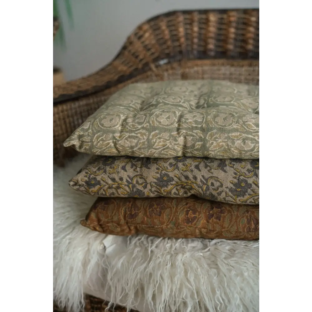 Indaba - Mayur Block Print Chair Pad