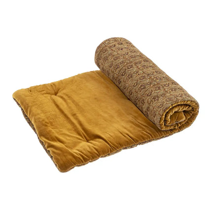 Indaba - Mayur Block Print Velvet French Mattress