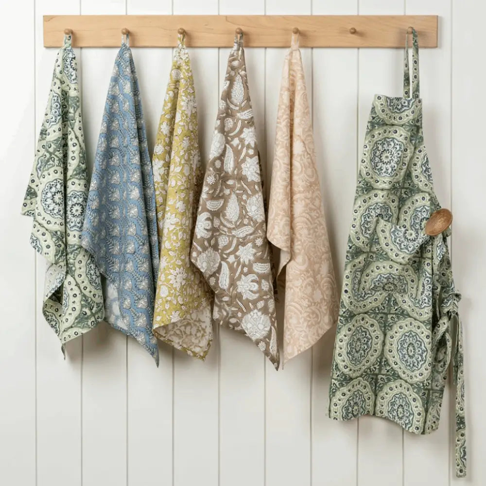 Mirabel Block Print Tea Towels