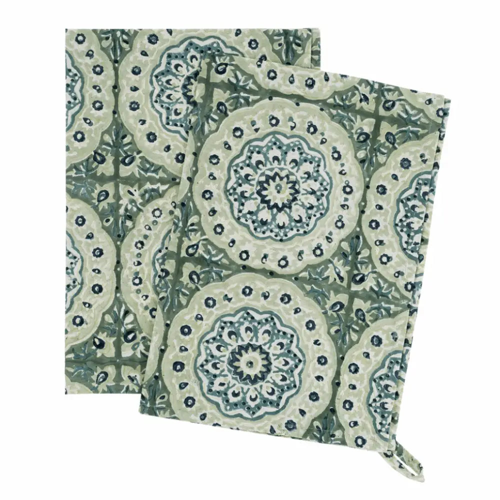 Mirabel Block Print Tea Towels