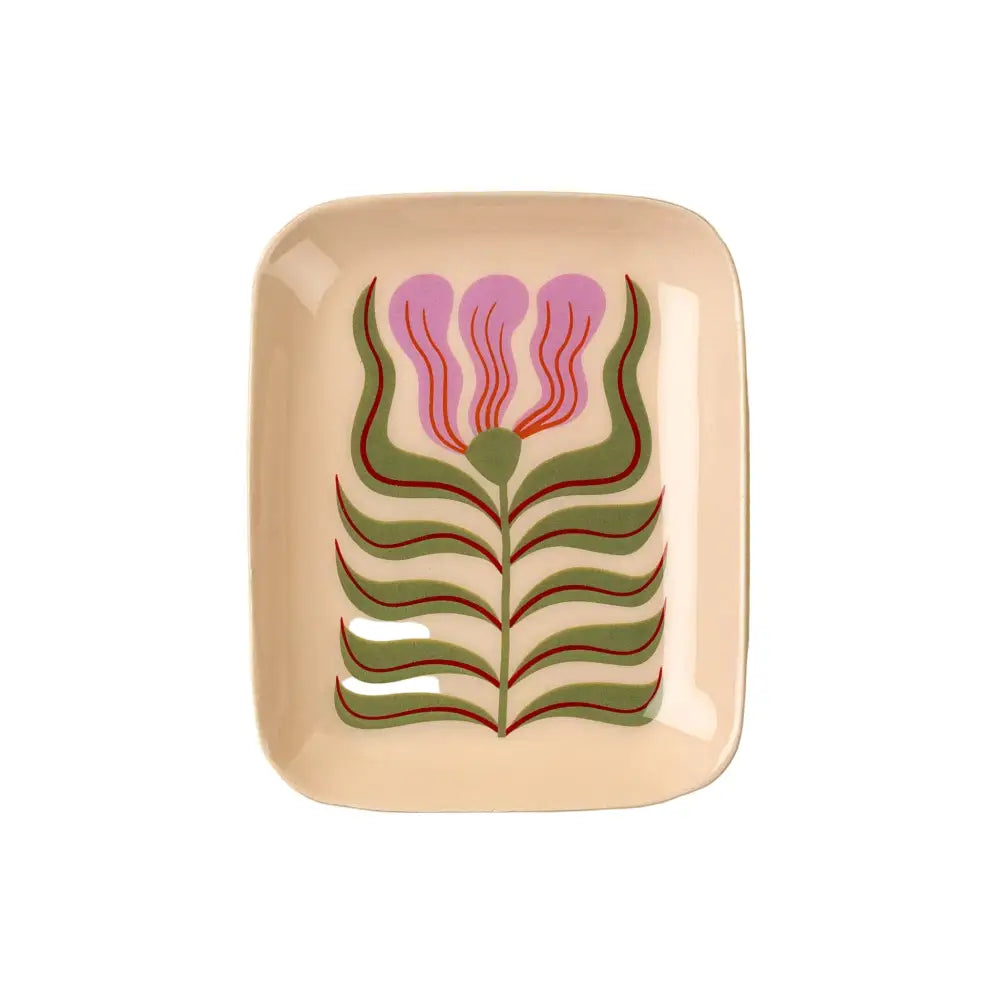 Indaba - New Bloom Decorative Enameled Tray