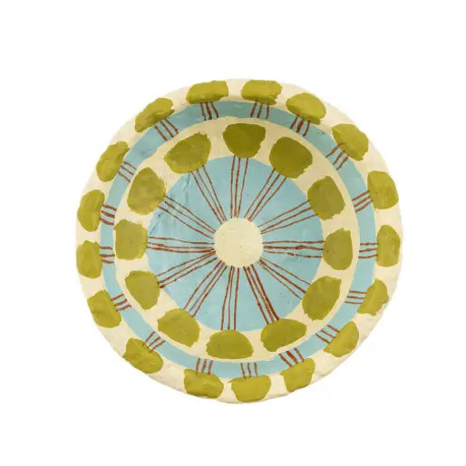 Indaba - Painted Paper Mache Mini Bowl