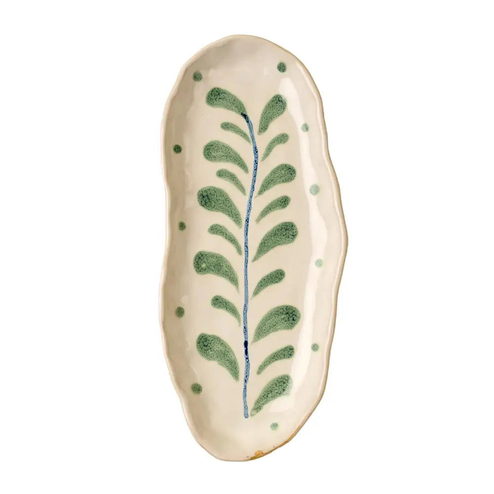 Indaba - Painted Petals Oval Plate L