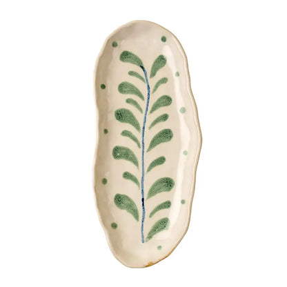Indaba - Painted Petals Oval Plate L
