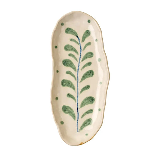 Indaba - Painted Petals Oval Plate L