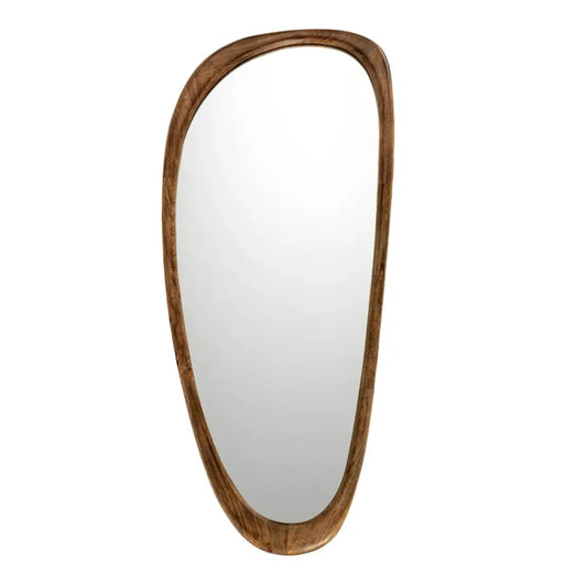 Pebble Wooden Mirror - PABOOM