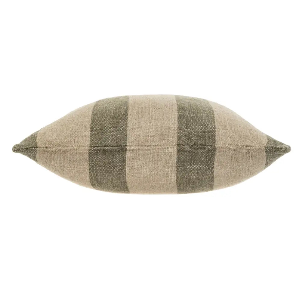 Penstone Stripe Pillow Green - PABOOM