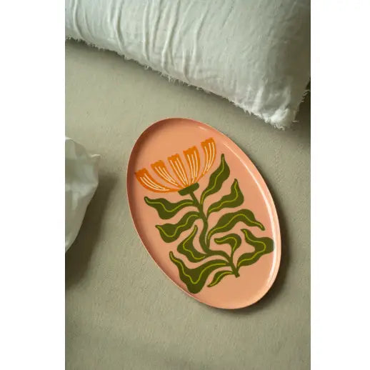 Indaba - Petal Pop Decorative Enameled Tray