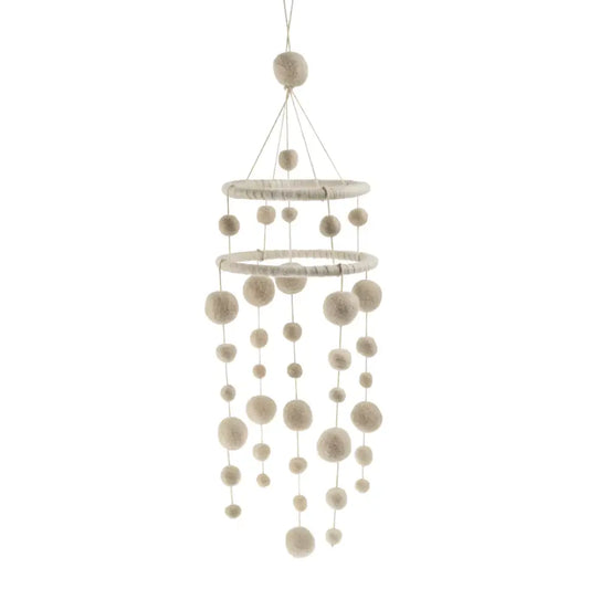 Pom Pom Wool Felt Mobile - PABOOM
