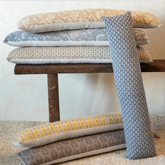 Scallop Mini Lumbar Blue - PABOOM