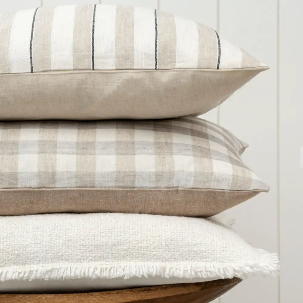 Seaside Stripe Linen Pillow - PABOOM