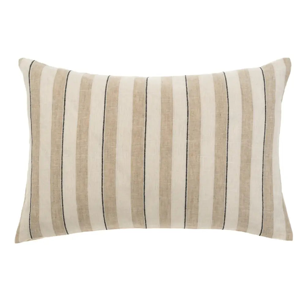 Seaside Stripe Linen Pillow - PABOOM