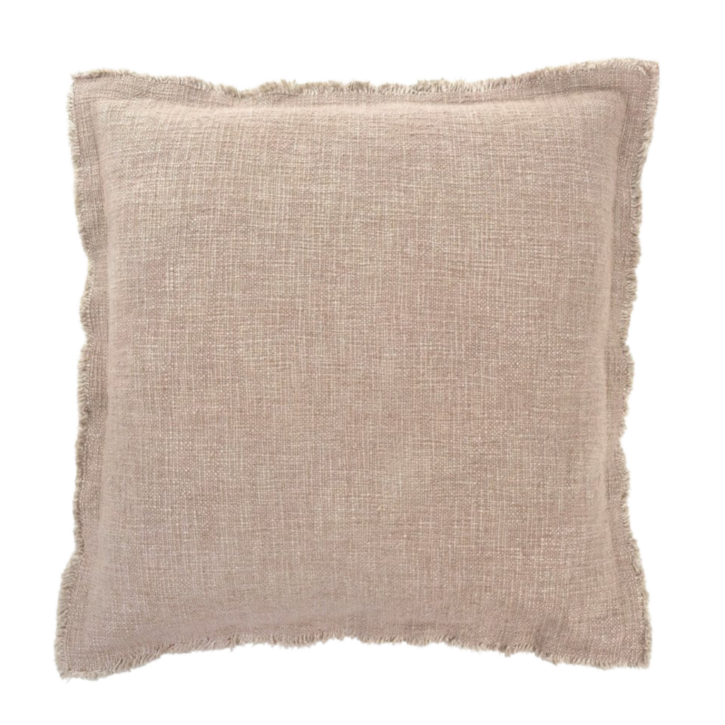 Selena Linen Pillow Blush