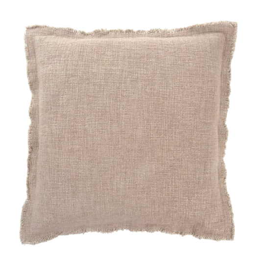 Selena Linen Pillow Blush