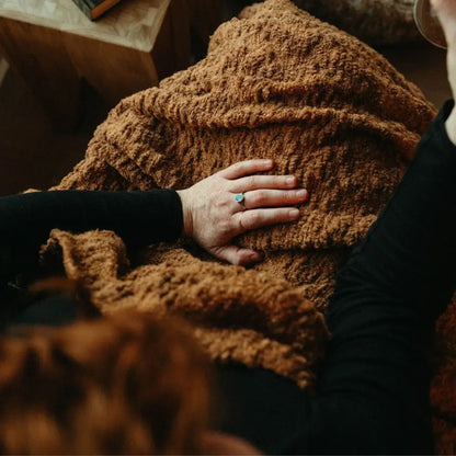 Snowdrift Terracotta Throw - PABOOM