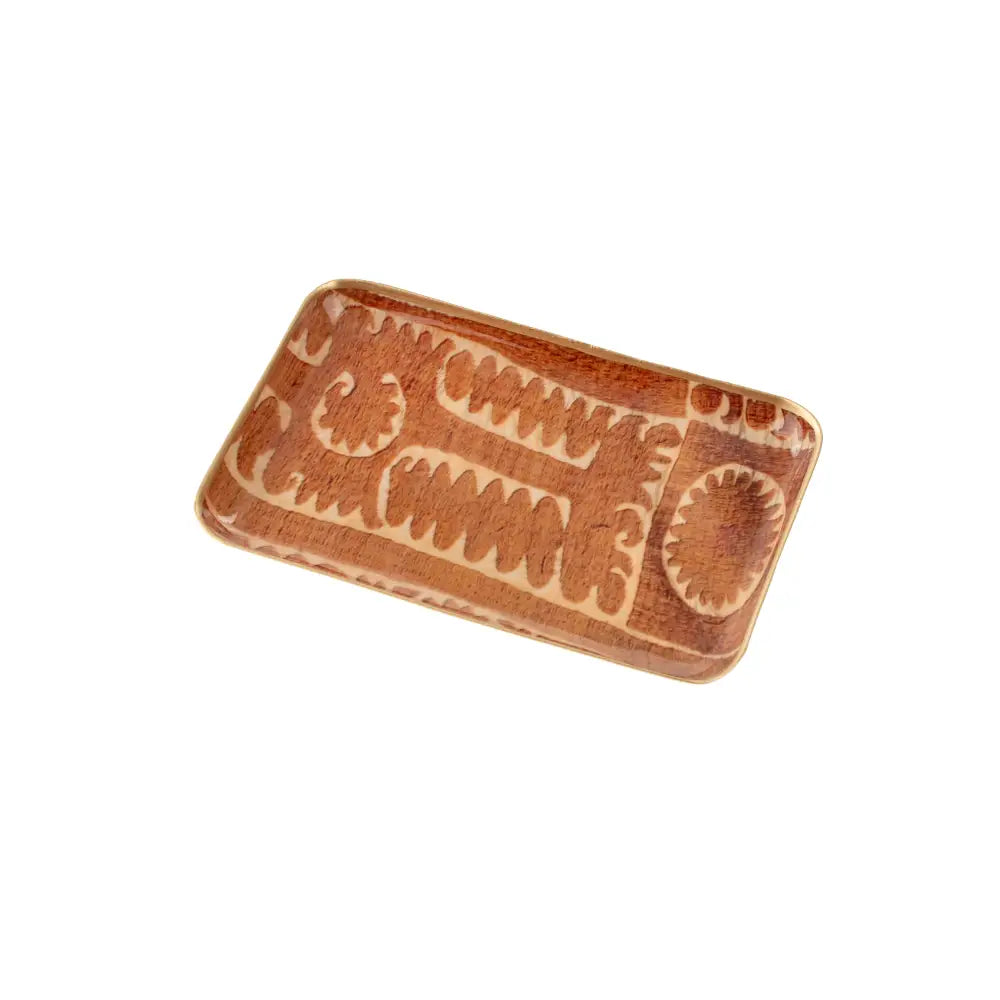 Indaba - Sunset Suzani Enameled Tray