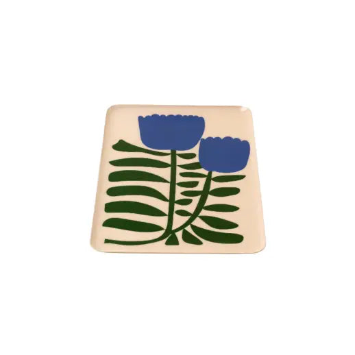 Indaba - Tall Tulips Decorative Enameled Tray