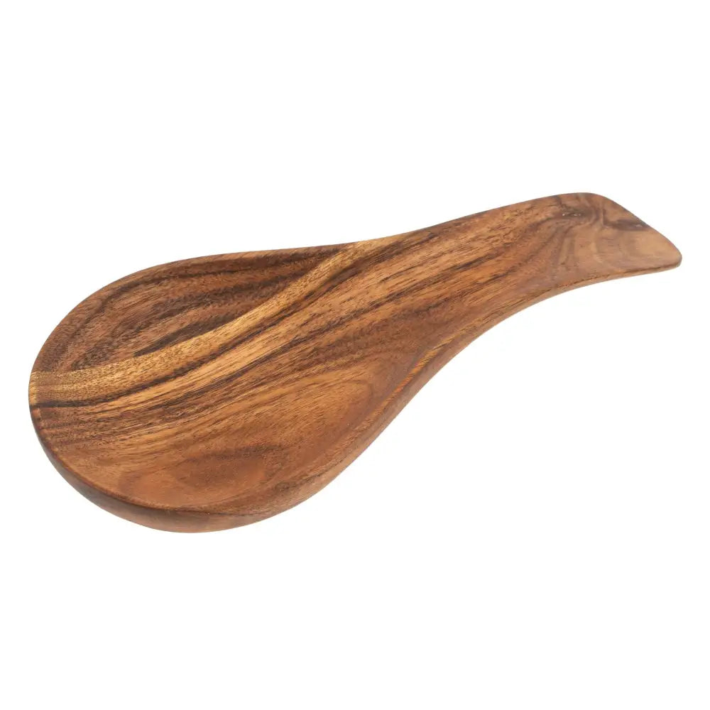 Talum Acacia Wood Spoon Rest 4.5x9.5in. - PABOOM