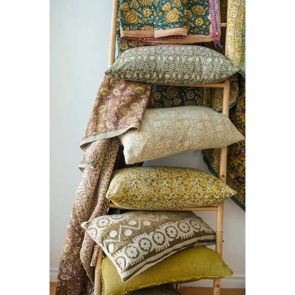 Indaba - Velvet Embroidered Cushion