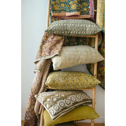 Indaba - Velvet Embroidered Cushion