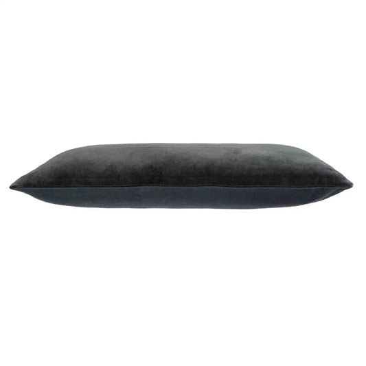 Vera Velvet Long Pillow Graphite - PABOOM