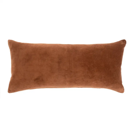 Vera Velvet Long Pillow Umber - PABOOM